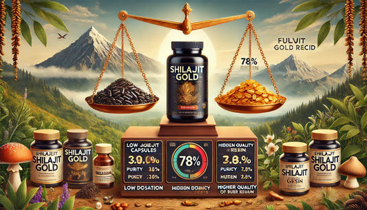 Shilajeet capsules vs. Shilajit Gold Resin comparison – price, potency, and benefits. Learn why resin is more effective and cost-efficient.