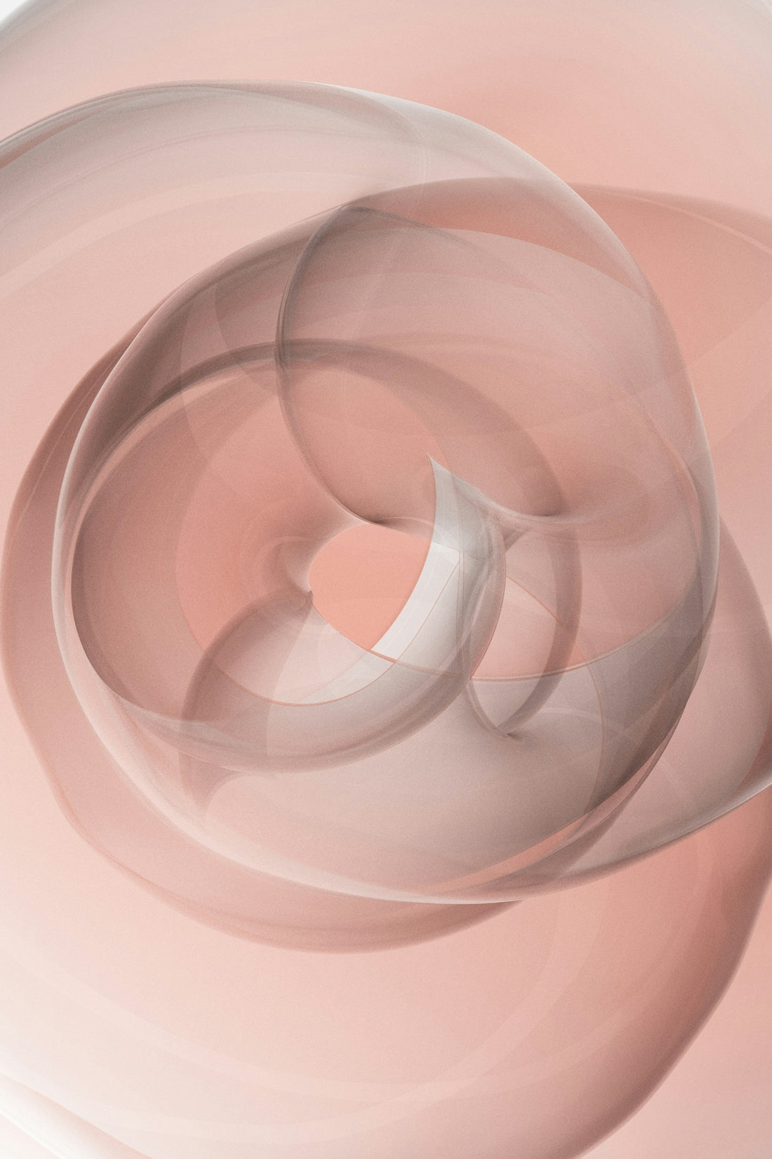 a computer generated image of a pink object