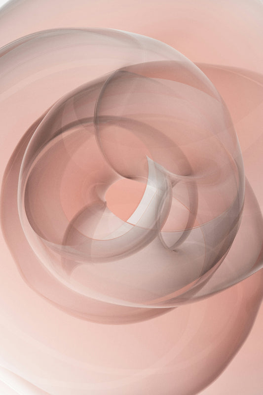 a computer generated image of a pink object