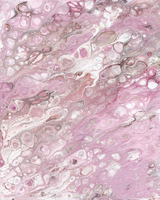 a close up of a pink marble texture
