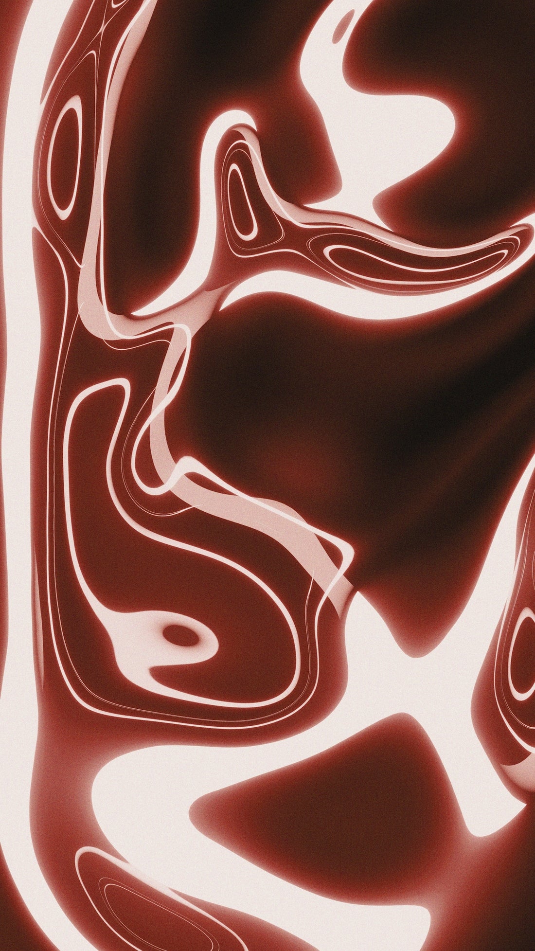Swirling, abstract lines in a reddish hue.