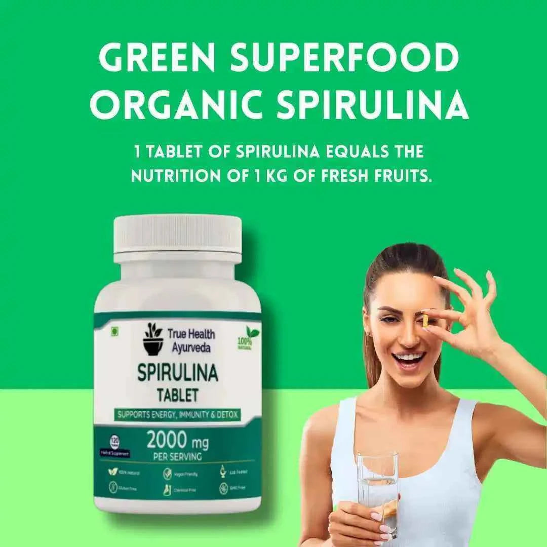 Spirulina Tablet ( 120 tablets) (Copy)
